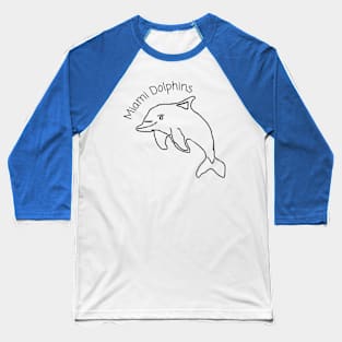 Miami Dolphins Baseball T-Shirt